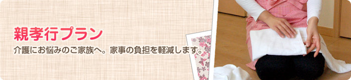 親孝行プラン 親孝行プラン