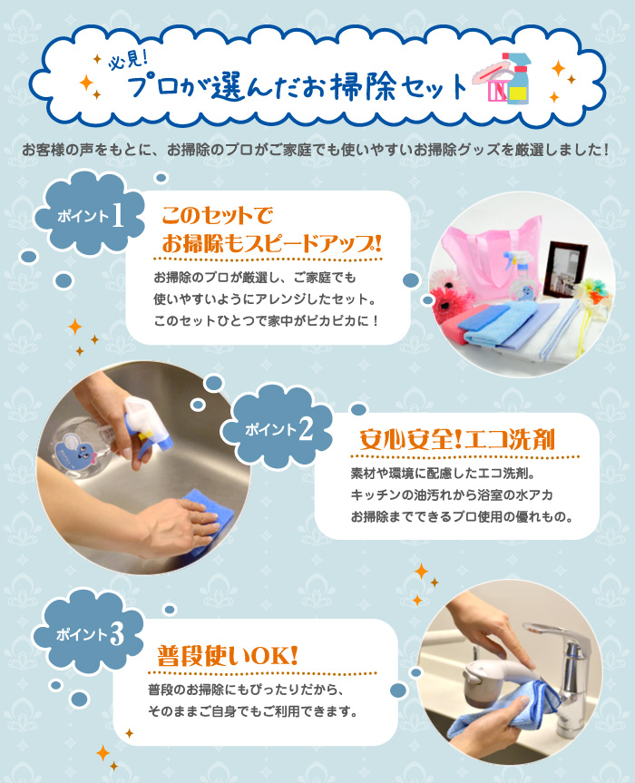 プロが選んだお掃除セット プロが選んだお掃除セット